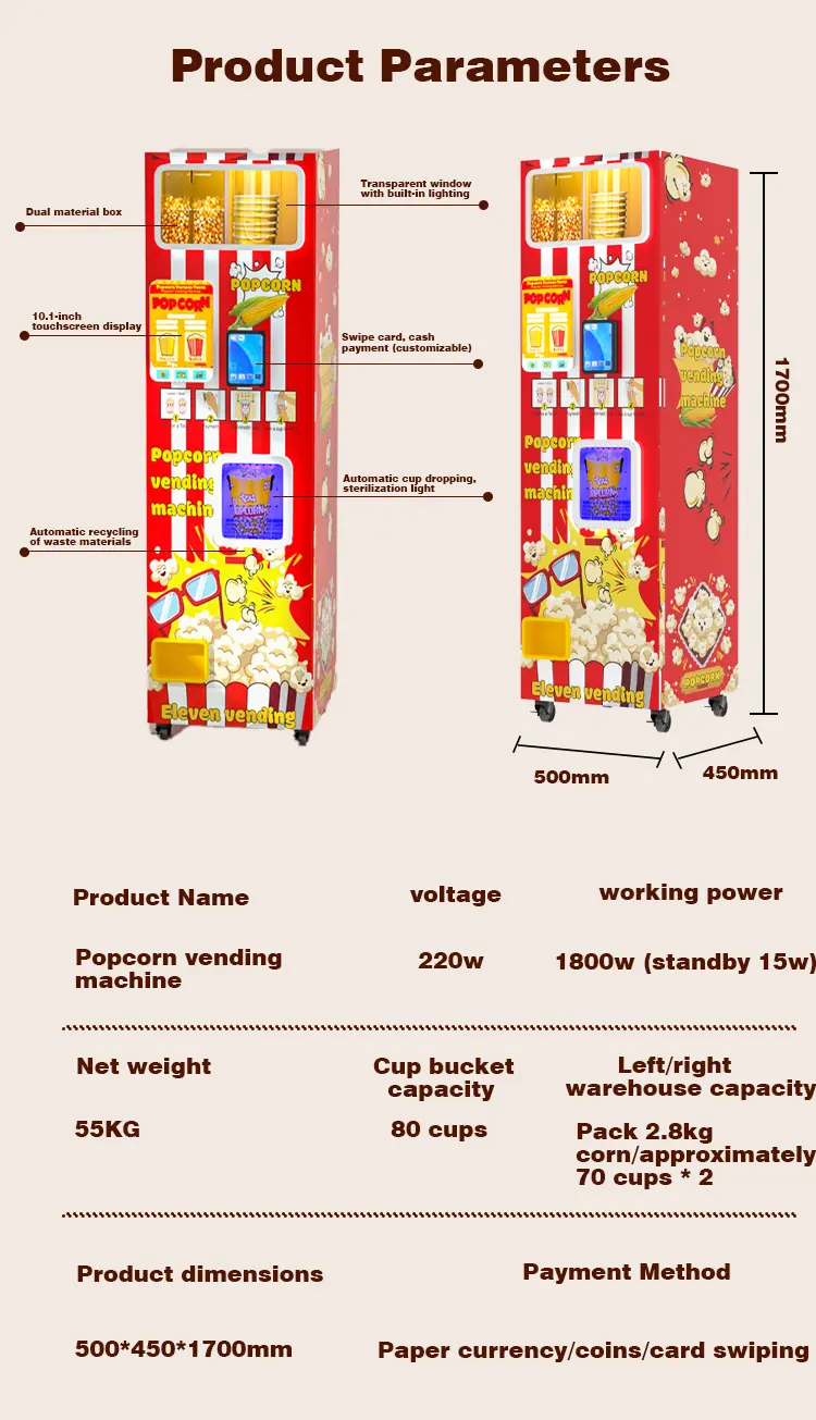 Onze páginas de detalhes do produto de pipoca de venda automática-3