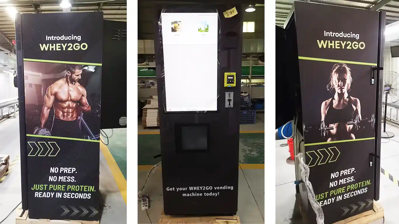 GJ711 protein powder machine - Finished product image -eleven vending