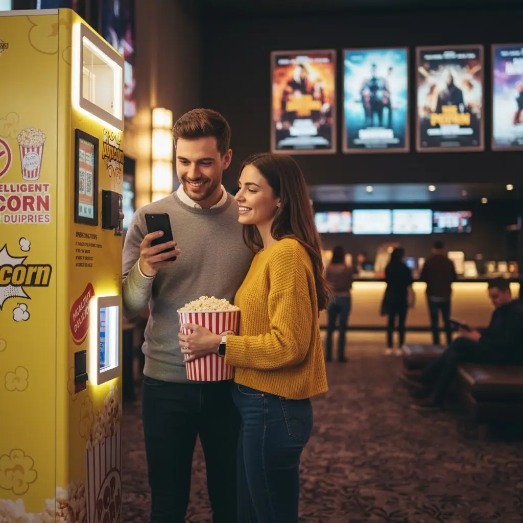 Smart Popcorn Machine usage scenario in movie theaters-eleven vending
