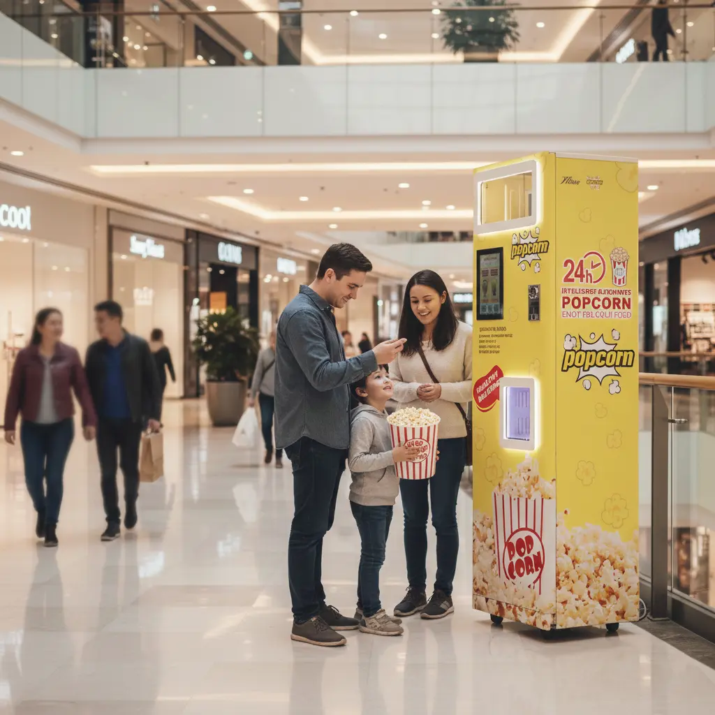 Commercial Popcorn Equipment usage scenarios in shopping malls - onze vendas